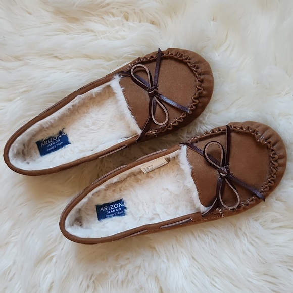 Arizona Jean Company Shoes - Arizona Jean Co. Women Slippers Moccasin Mellow Brown Memory Foam US Size 9.5